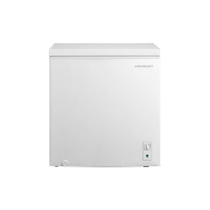 Freestanding Chest Freezer 99L Adjustable Thermostat Black