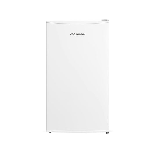 Under Counter Fridge 88L Adjustable Thermostat White Reversible Door