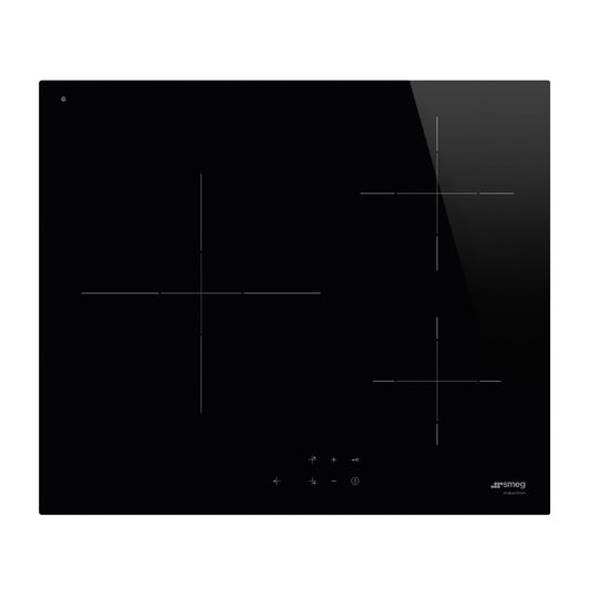 Induction Hob With 3 Heating Zones 7200W 60cm Black