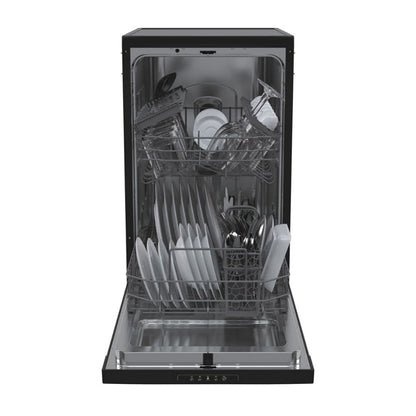 Freestanding Dishwasher 10 Place Settings 45cm Black