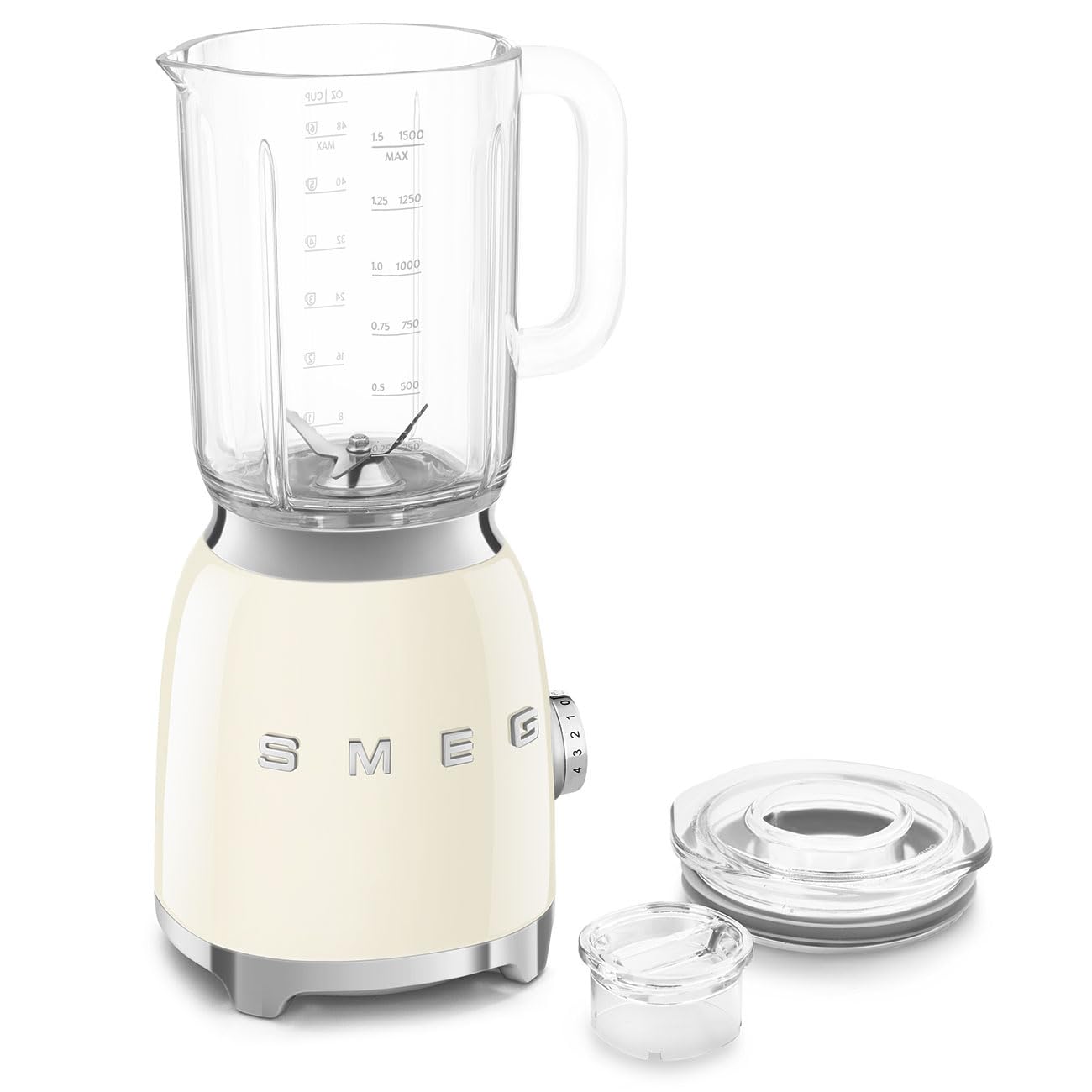 Retro Jug Blender 1.5L 800W 4 Speeds 3 Programs Cream