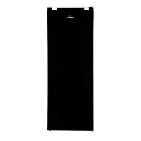 Freestanding Larder Fridge 241L 144Cm Reversible Door Mark-Proof Finish Black