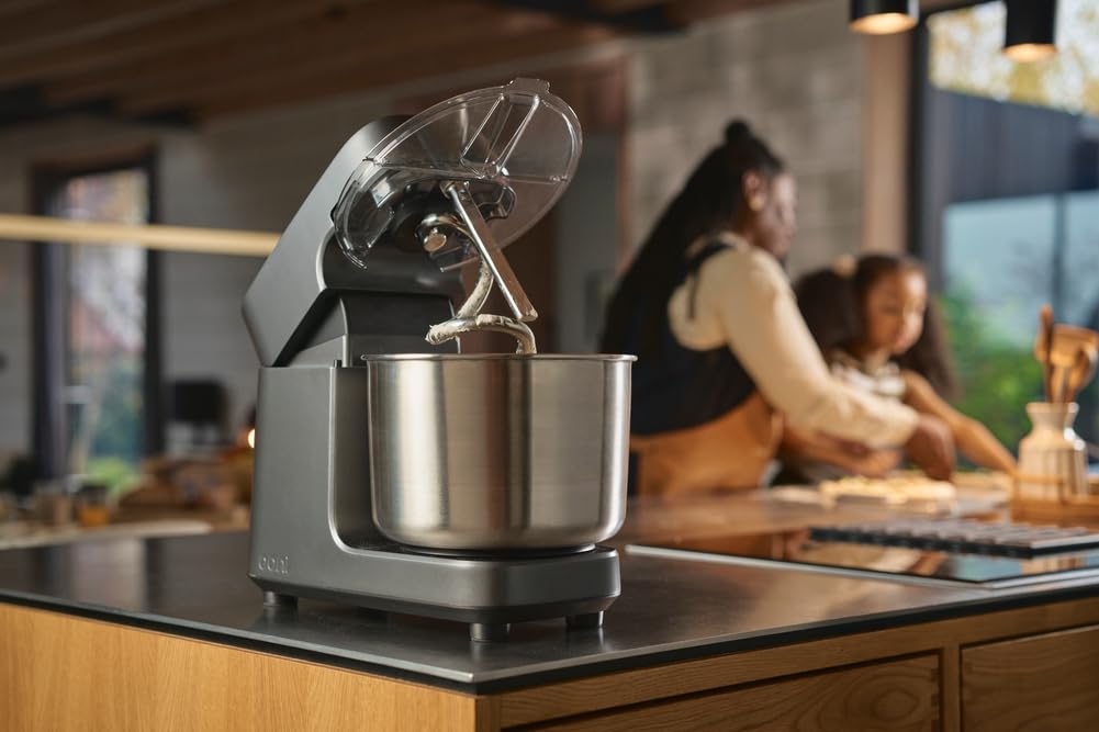 Spiral Mixer 7.3L 58 Speeds Dough Hook Beater Whisk Charcoal Grey