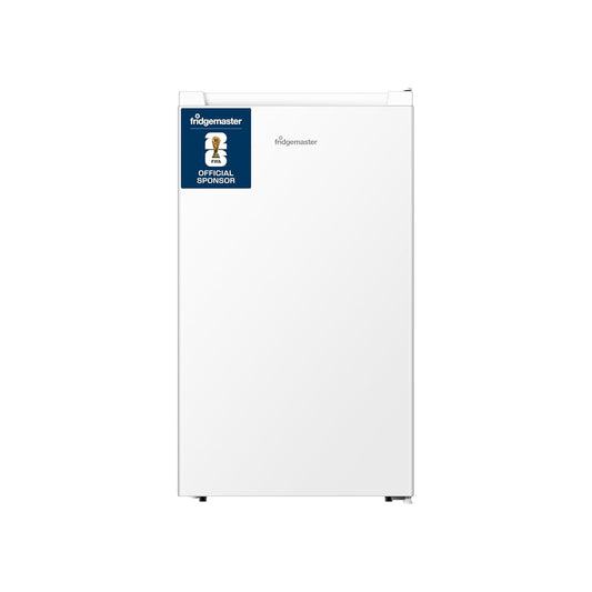 Under Counter Fridge 82L Adjustable Thermostat White Reversible Door