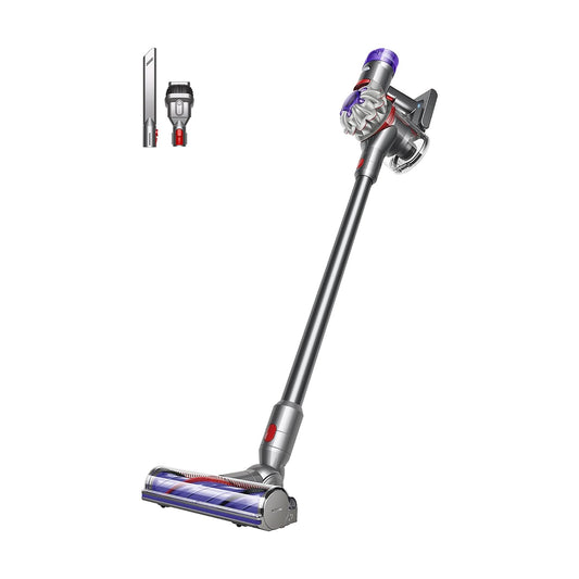 Cordless Stick Vacuum Cleaner 130 AW 40 Min Runtime Silver/Nickel