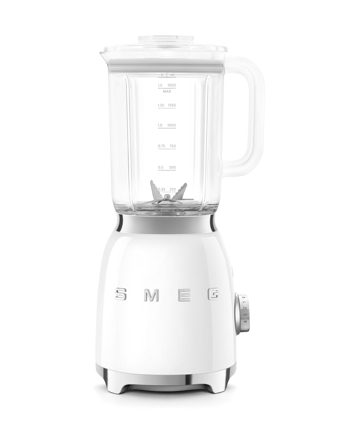 Retro Blender 1.5L 800W 4 Speed 3 Programs White