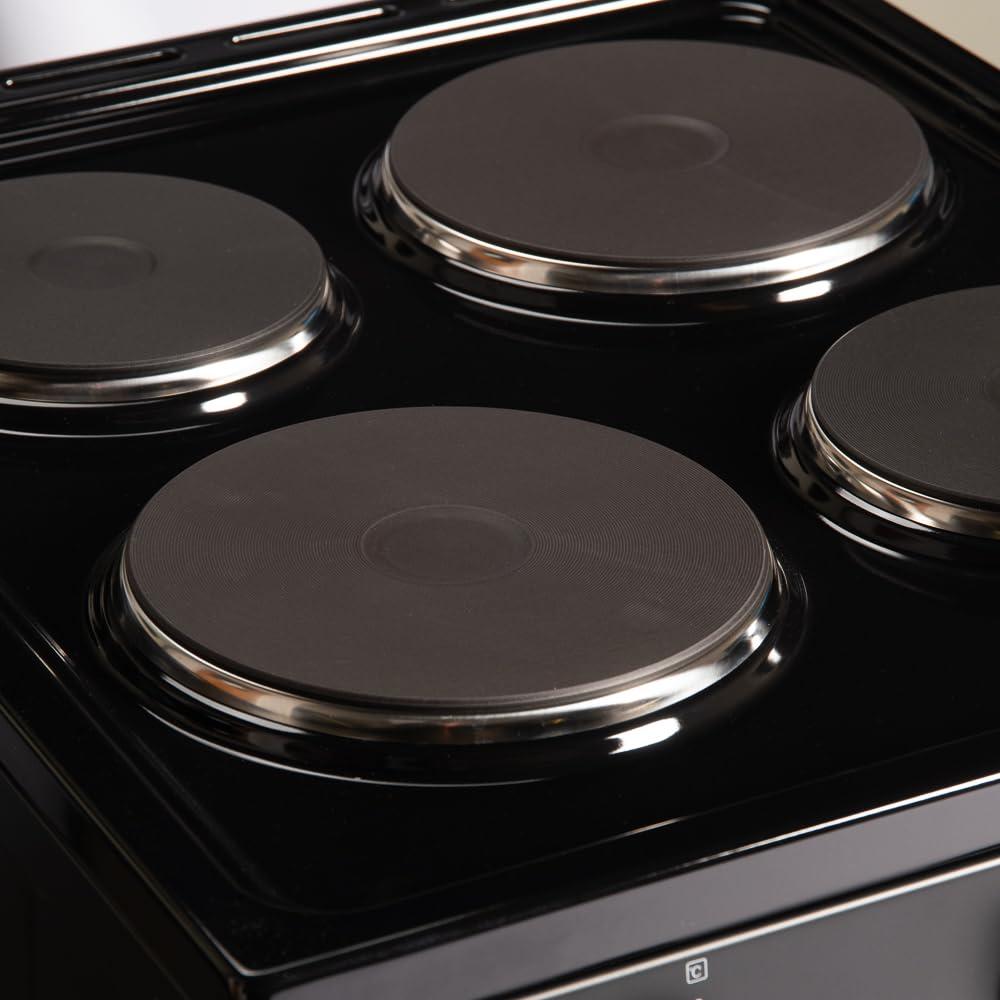 Freestanding Electric Cooker 62L 50cm Black