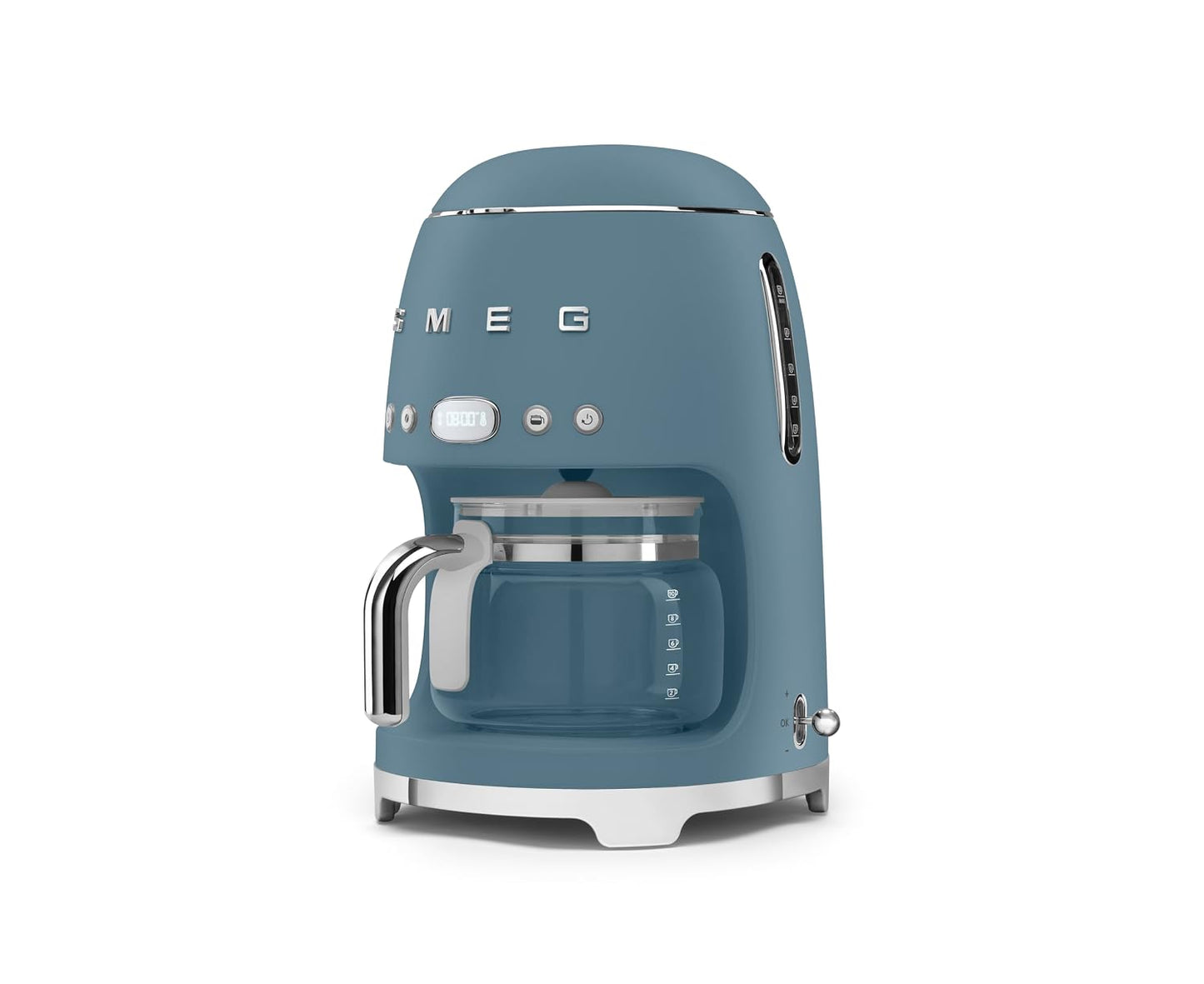 Retro 50s Style 1.4L Drip Coffee Machine Storm Blue