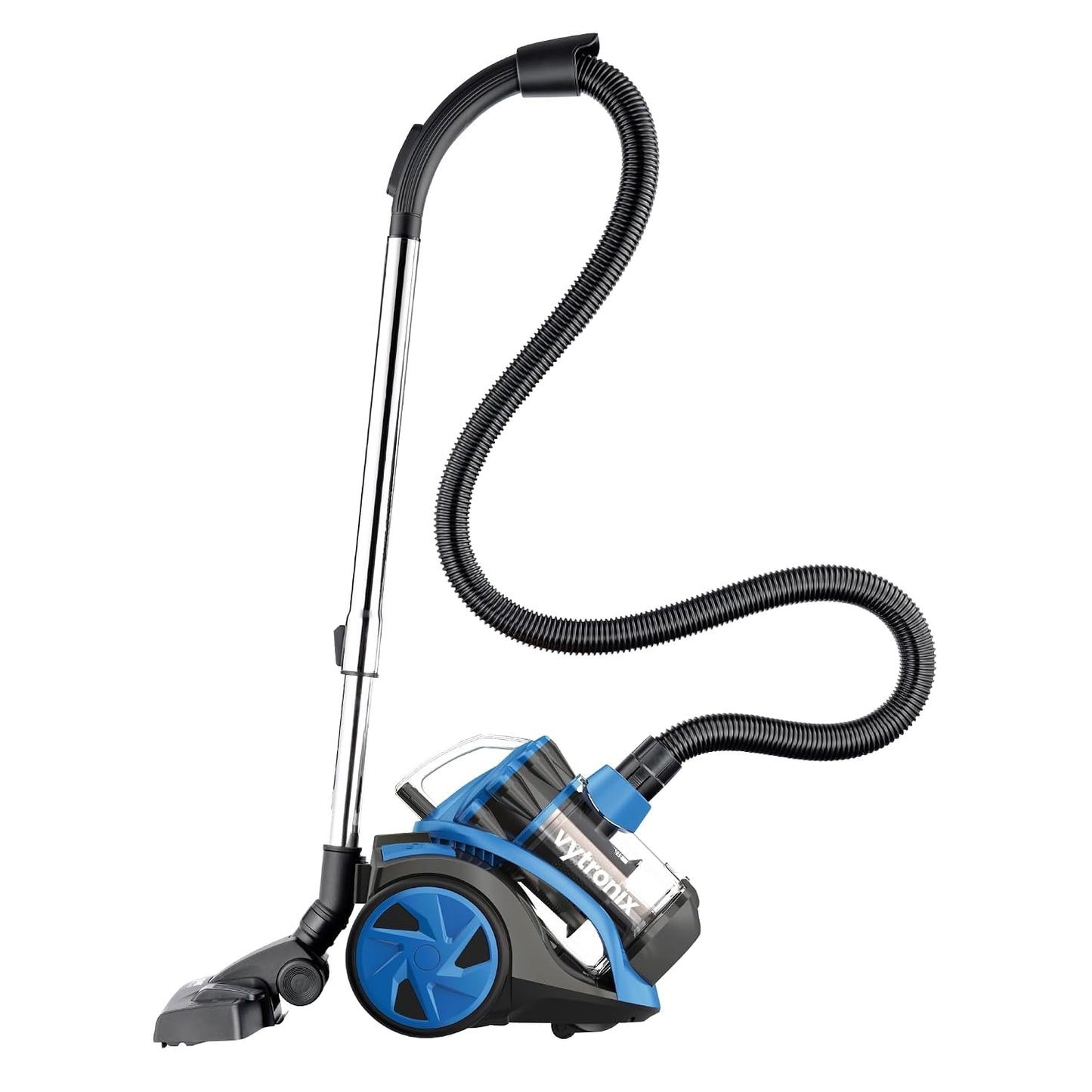 Bagless Cylinder Vacuum Cleaner 800W 2L HEPA Filter Graphite Blue