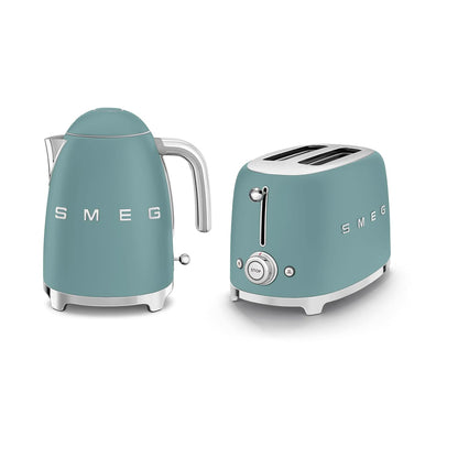 Breakfast Set 1.7L Kettle And 2 Slice Toaster Emerald Green