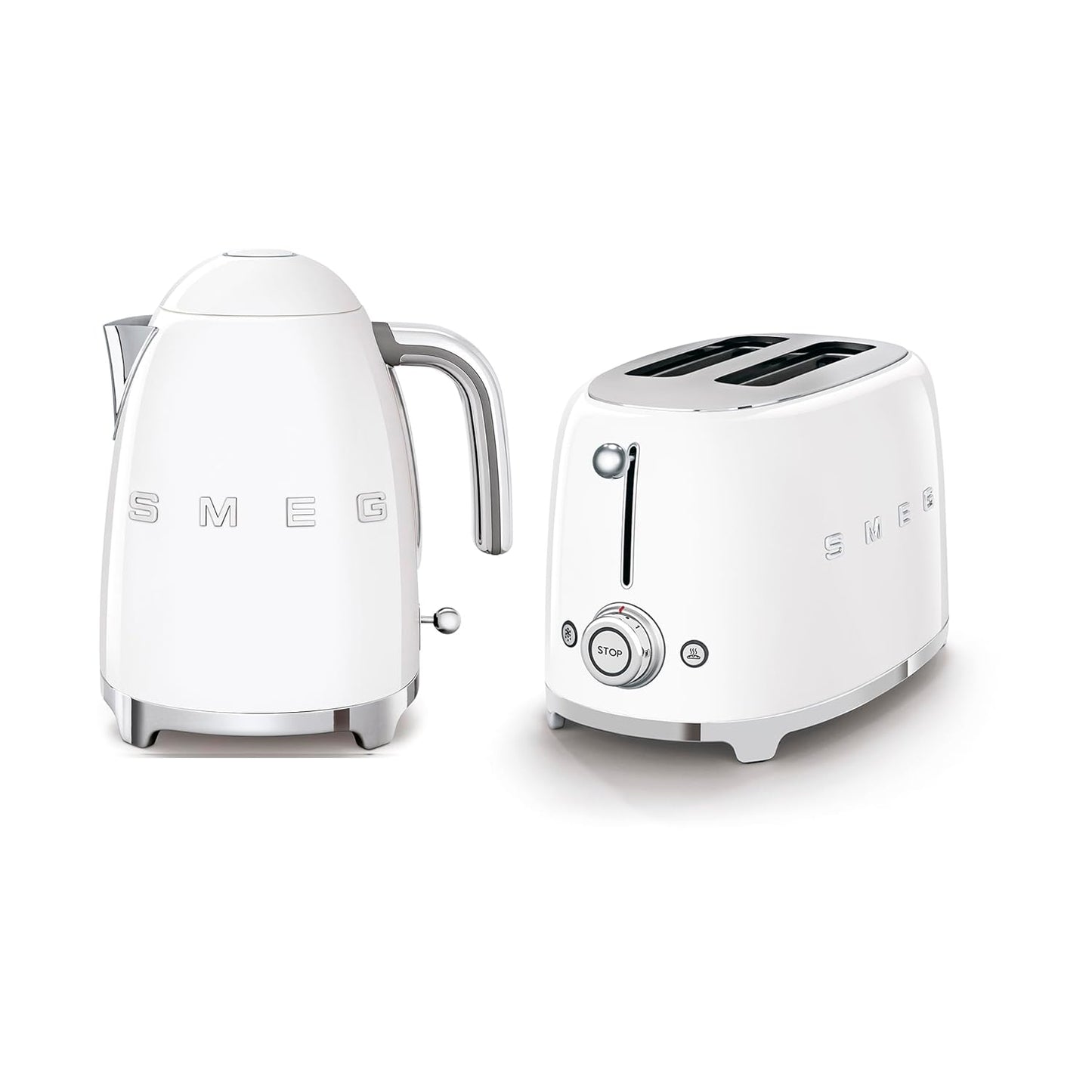 Kettle And Toaster Set 1.7L 3kW 2 Slice 950W White