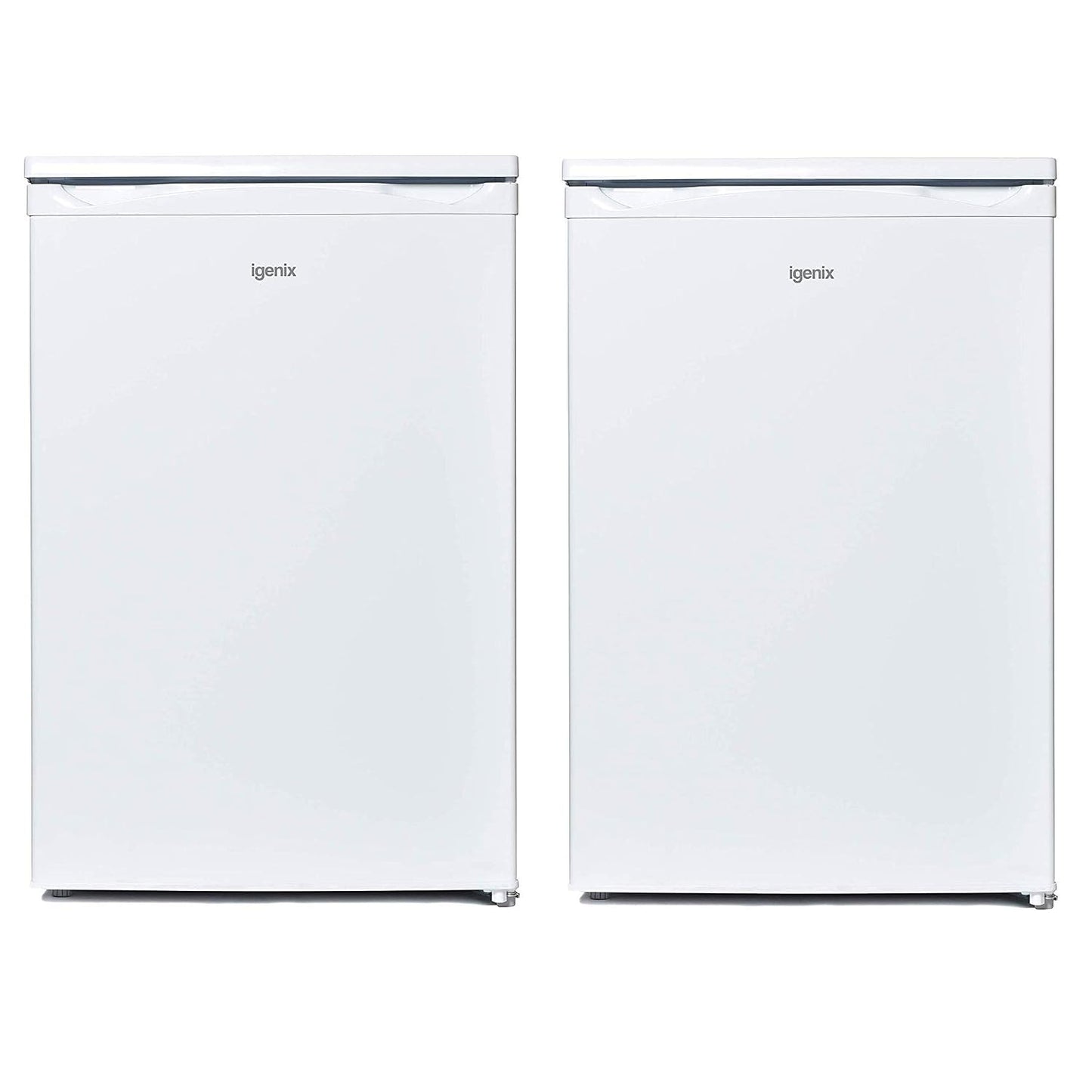 Freestanding Under Counter Fridge Freezer Set 136L 91L 55cm Inox