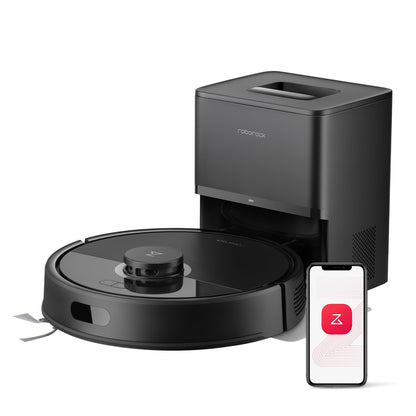 Robot Vacuum Cleaner With Mop 8000Pa Suction 150 Min Battery Black