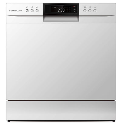 Table Top Dishwasher 8 Place Settings 7 Wash Cycles Silver