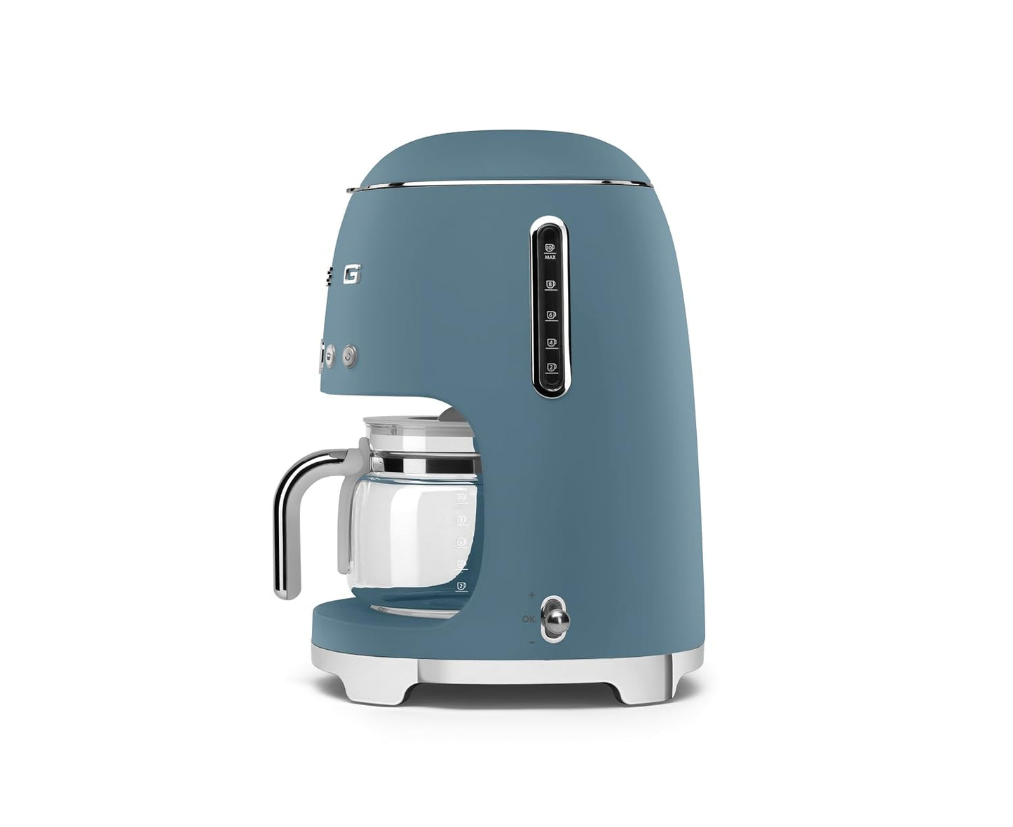 Retro 50s Style 1.4L Drip Coffee Machine Storm Blue