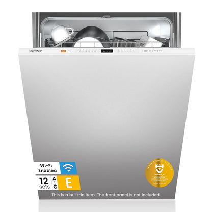 Built-In Dishwasher 12 Place Settings 8 Programs 47dB White