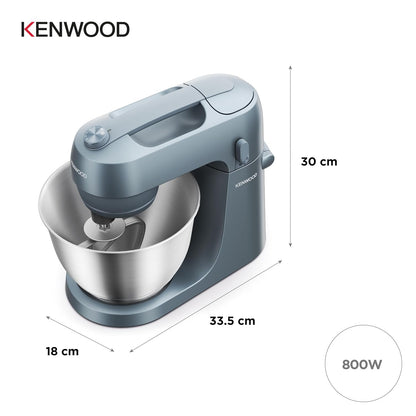 Stand Mixer 4L 800W 6 Speeds Storm Blue