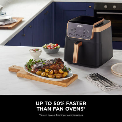 Air Fryer 6.2L 2000W 6 Functions Black/Copper