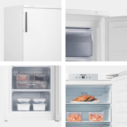 Freestanding Freezer 82L 56cm White Undercounter
