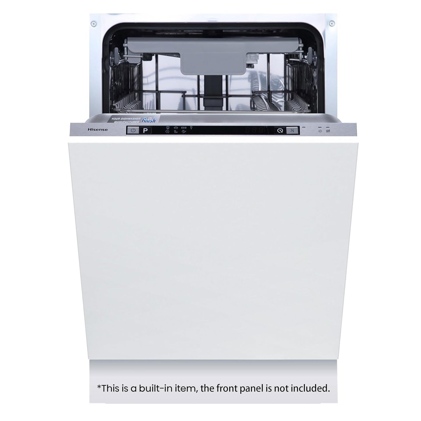 Built-In Dishwasher 10 Place Settings 7 Programs White 30 Min Quick Wash
