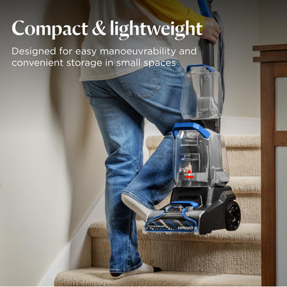 Compact Carpet Cleaner 600W 0.5L Detachable Hose Blue