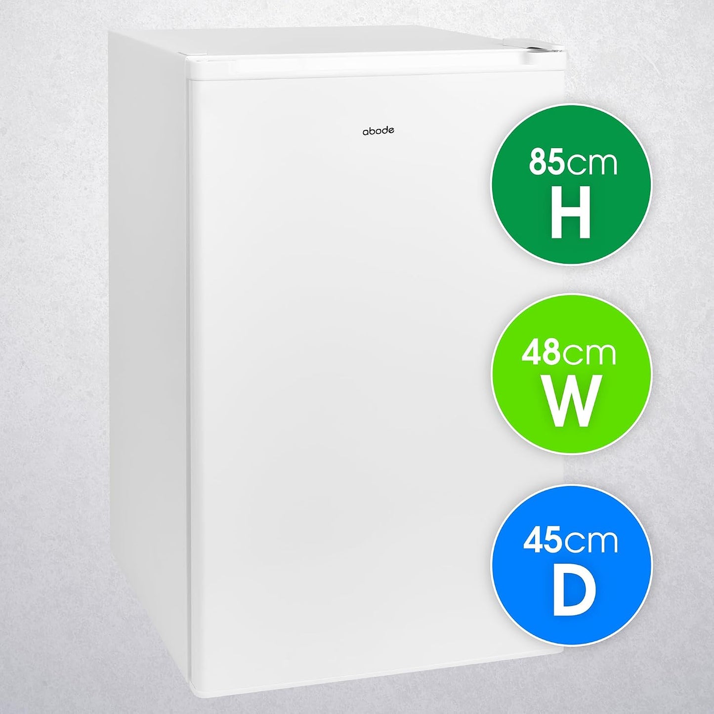 Under Counter Freezer 48cm 60L Freestanding White Reversible Door