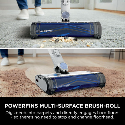 Cordless Stick Vacuum Cleaner 60 Mins Auto-Empty System Anti Hair Wrap Cloudy Blue
