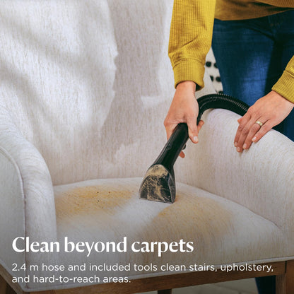 Carpet Cleaner Hydrosteam Technology 3.8L Quick Dry 30 Mins Titanium Blue
