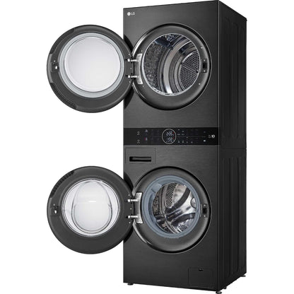 Washer Dryer Combo 12Kg Wash 10Kg Dry 1400Rpm Platinum Black
