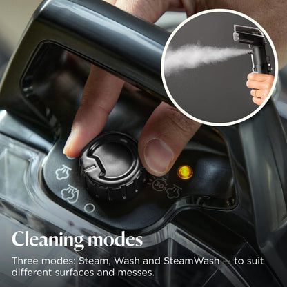 Spot Cleaner 1000W HydroSteam 3 Modes Self-Cleaning Titanium Blue