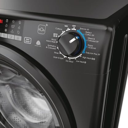 Freestanding Washer Dryer 8kg 5kg 1400RPM LED Display Black