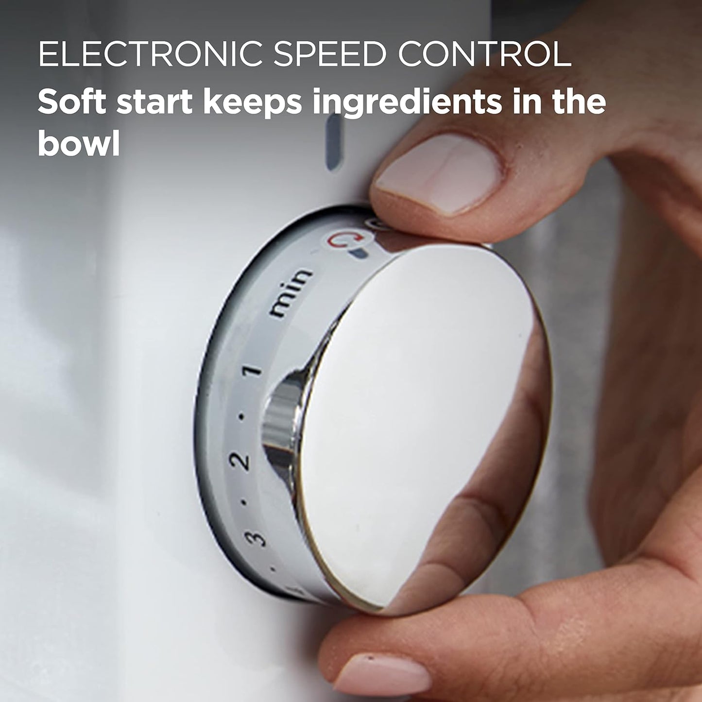 Stand Mixer 5L 1000W 6 Speed Cream