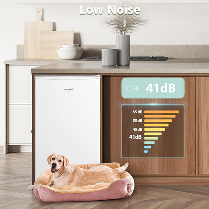 Under Counter Freezer 60L Freestanding With Reversible Door White