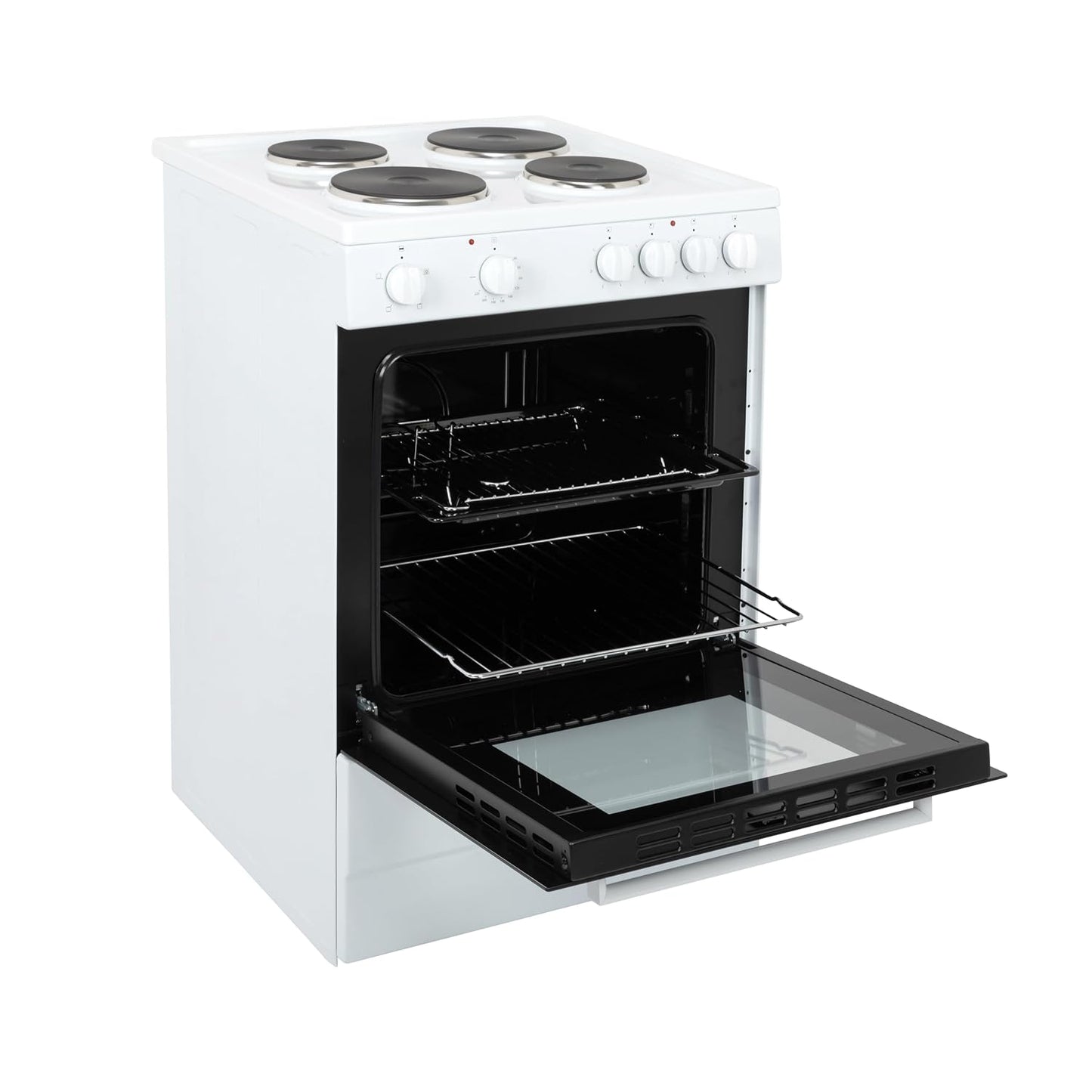 Freestanding Single Cavity Electric Cooker 68L 60cm White