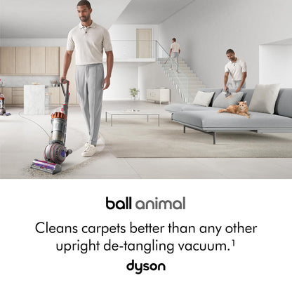 Upright Bagless Vacuum Cleaner 700W Self-Detangling Pet Hair Nickel/Silver