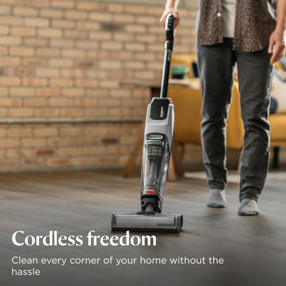 Wet Dry Vacuum Cleaner 30 Min Runtime 3 Modes Cordless Black/Grey