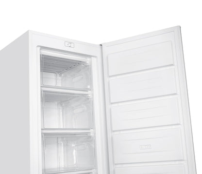 Upright Freezer 168L 5 Drawers Mechanical Control Freestanding White