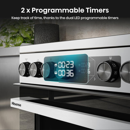 Freestanding Electric Cooker 130L 60cm White
