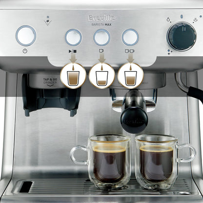 Espresso Machine 2.8L 15 Bar Integrated Grinder Stainless Steel