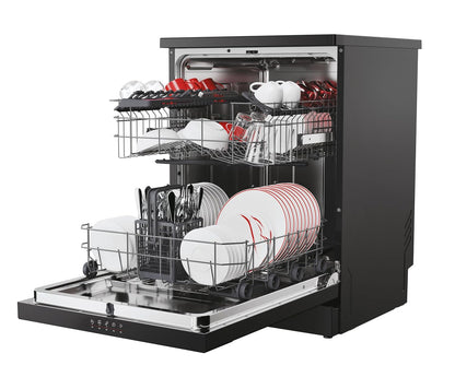 Freestanding Dishwasher 13 Place Settings 60cm Black