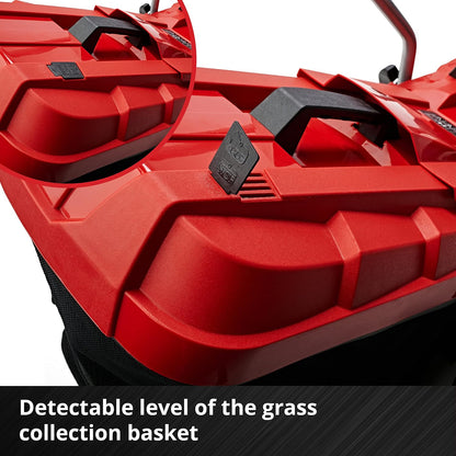 Cordless Lawn Mower 33cm 18V 4.0Ah Brushless Motor Red Black